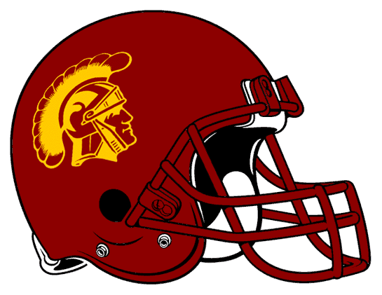 Southern California Trojans 1988-2001 Helmet Logo iron on transfers for fabric